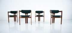 Mid-Century Set of 4 Pamplona Armchairs by Augusto Savini for Pozzi, Italy, 1960