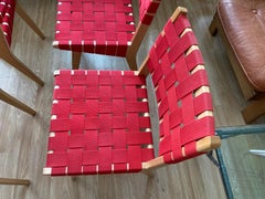 Mid-Century Set of 4 Side/Dining Chairs by Jens Risom Knoll Studio Chairs