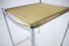 Midcentury Set of 4 Spaghetti Chairs by G. Belotti for Alias, Italy, 1979