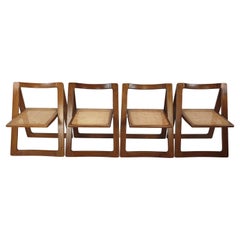 Mid-Century Set of 4 "Trieste" Chairs by Jacober & d'Aniello for Bazzani, 1960's