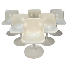 Mid-Century Set of 6 Artifort Chairs, 1970s