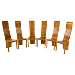 Mid-Century Set of 6 Ash Dining Chairs by Walter Nielsen, 1970s