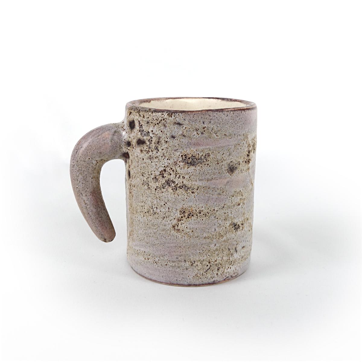 Midcentury Set of 6 Ceramic Mugs by Francis & Josette Bonaudi for Vallauris For Sale 9
