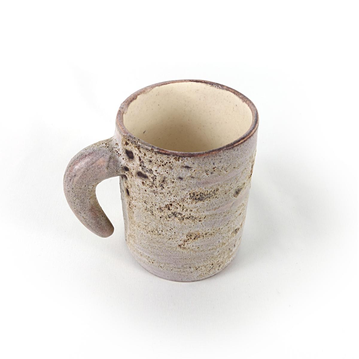 Midcentury Set of 6 Ceramic Mugs by Francis & Josette Bonaudi for Vallauris For Sale 10