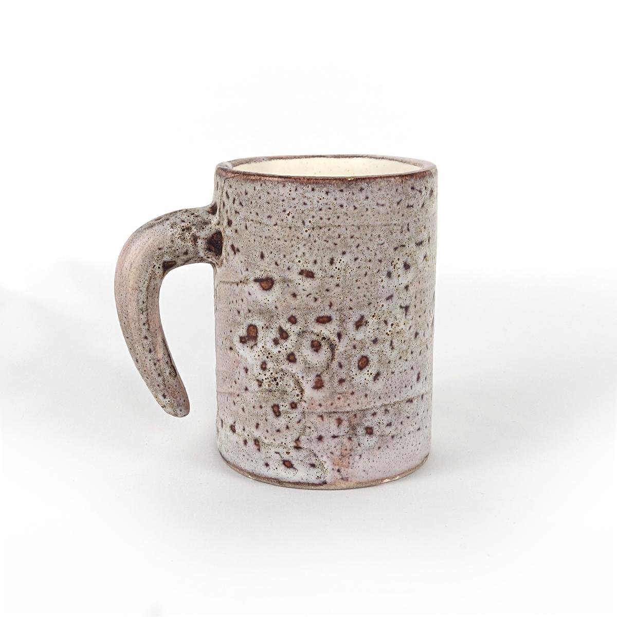 20th Century Midcentury Set of 6 Ceramic Mugs by Francis & Josette Bonaudi for Vallauris For Sale