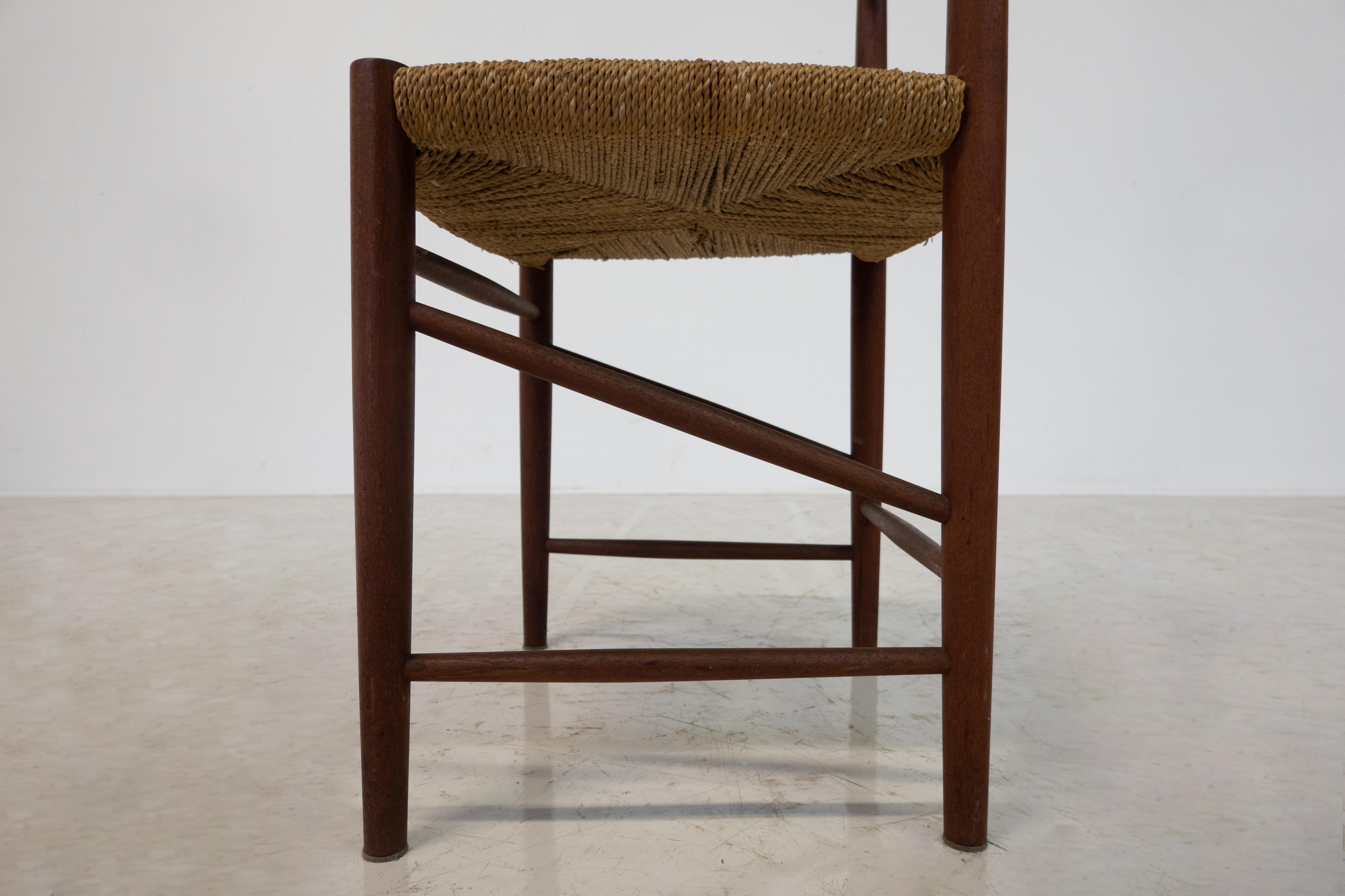 Mid-Century Set of 6 Chairs Model 316 by Peter Hvidt & Orla Mølgaard Nielsen  For Sale 9