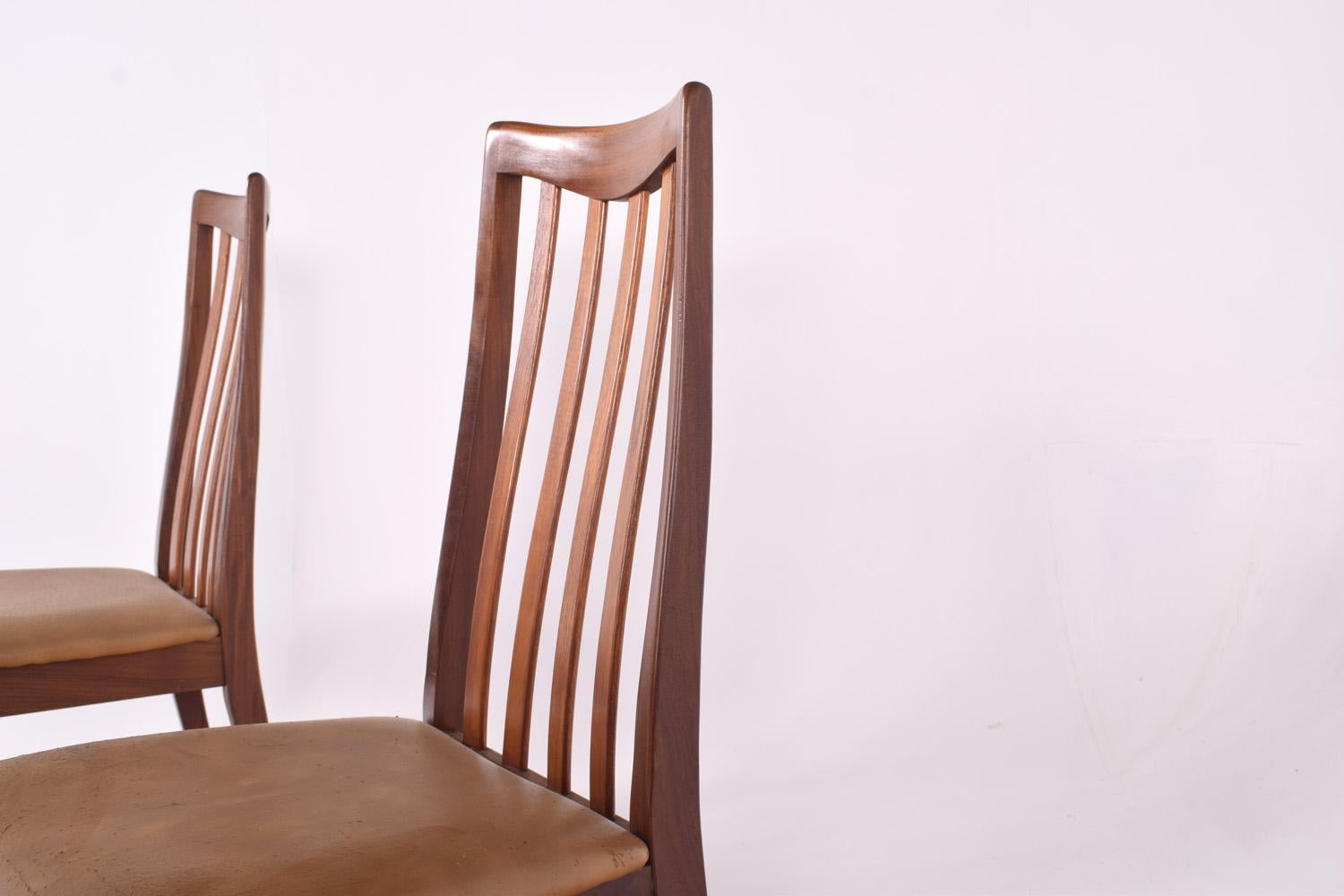 Midcentury Set of 6 G-Plan Dining Chairs by Leslie Dandy In Good Condition In Lisboa, Lisboa