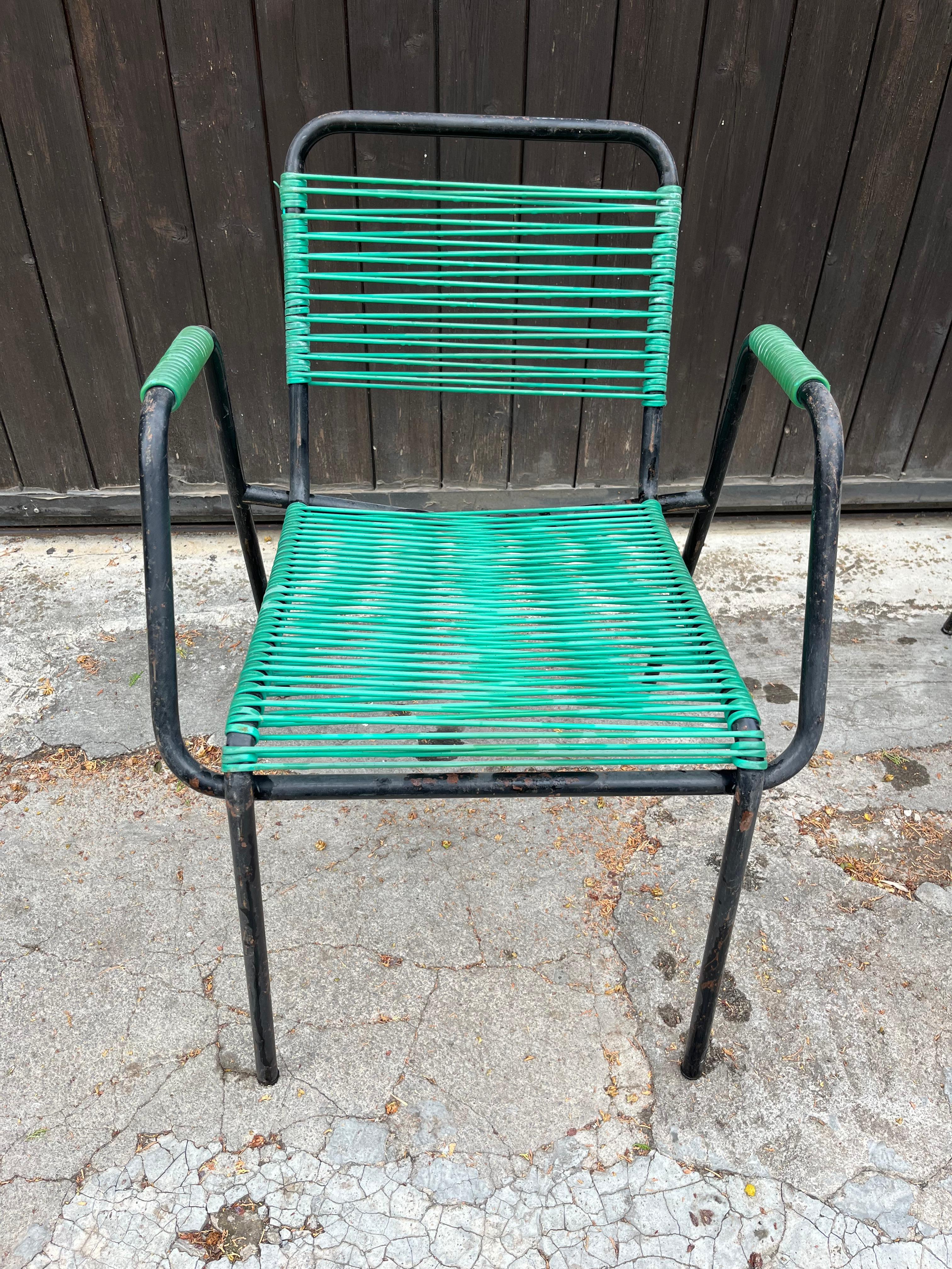 Set di 6 sedie da bar italiane di metà secolo, anni '60 in vendita 4