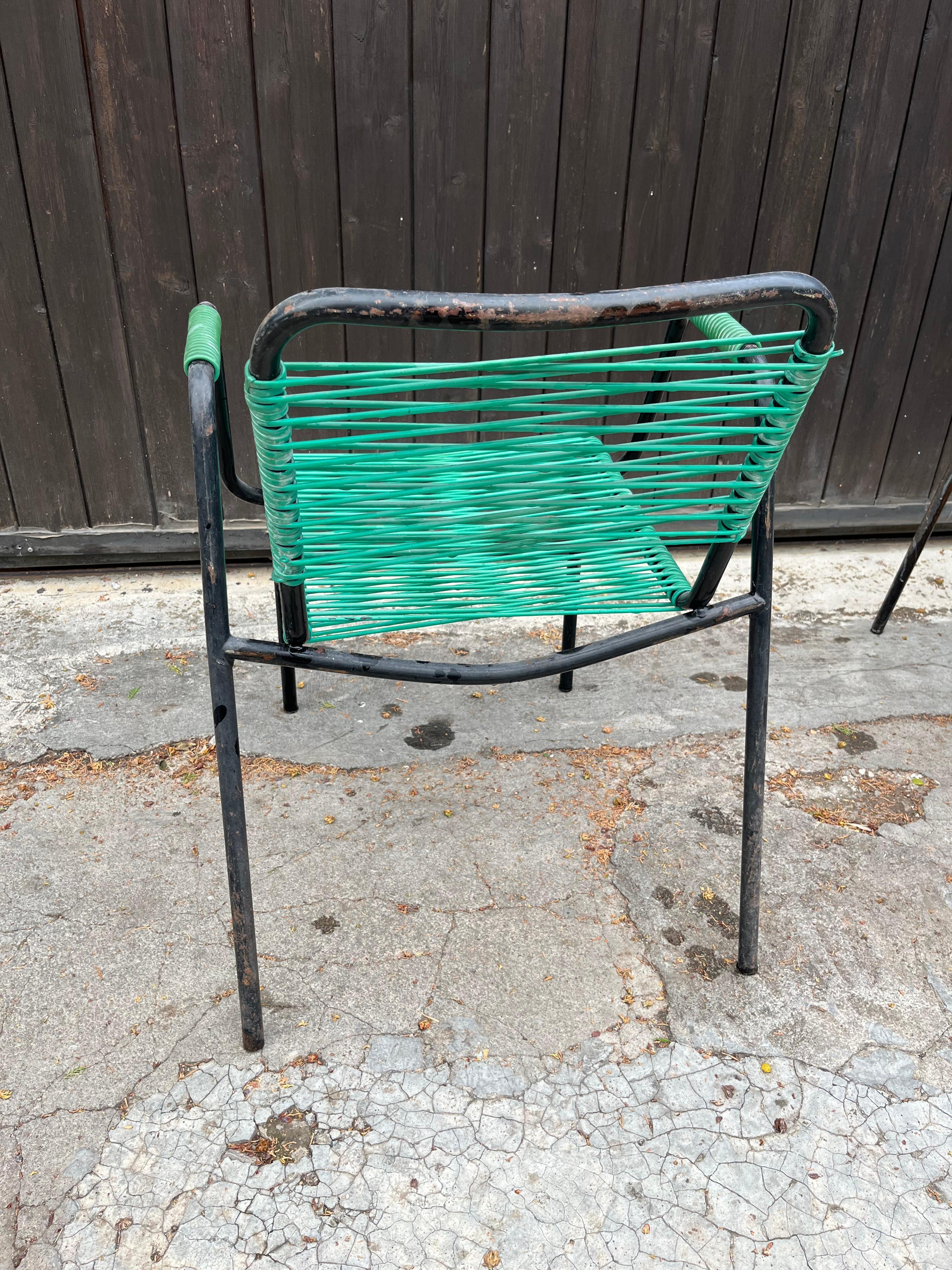 Set di 6 sedie da bar italiane di metà secolo, anni '60 in vendita 2