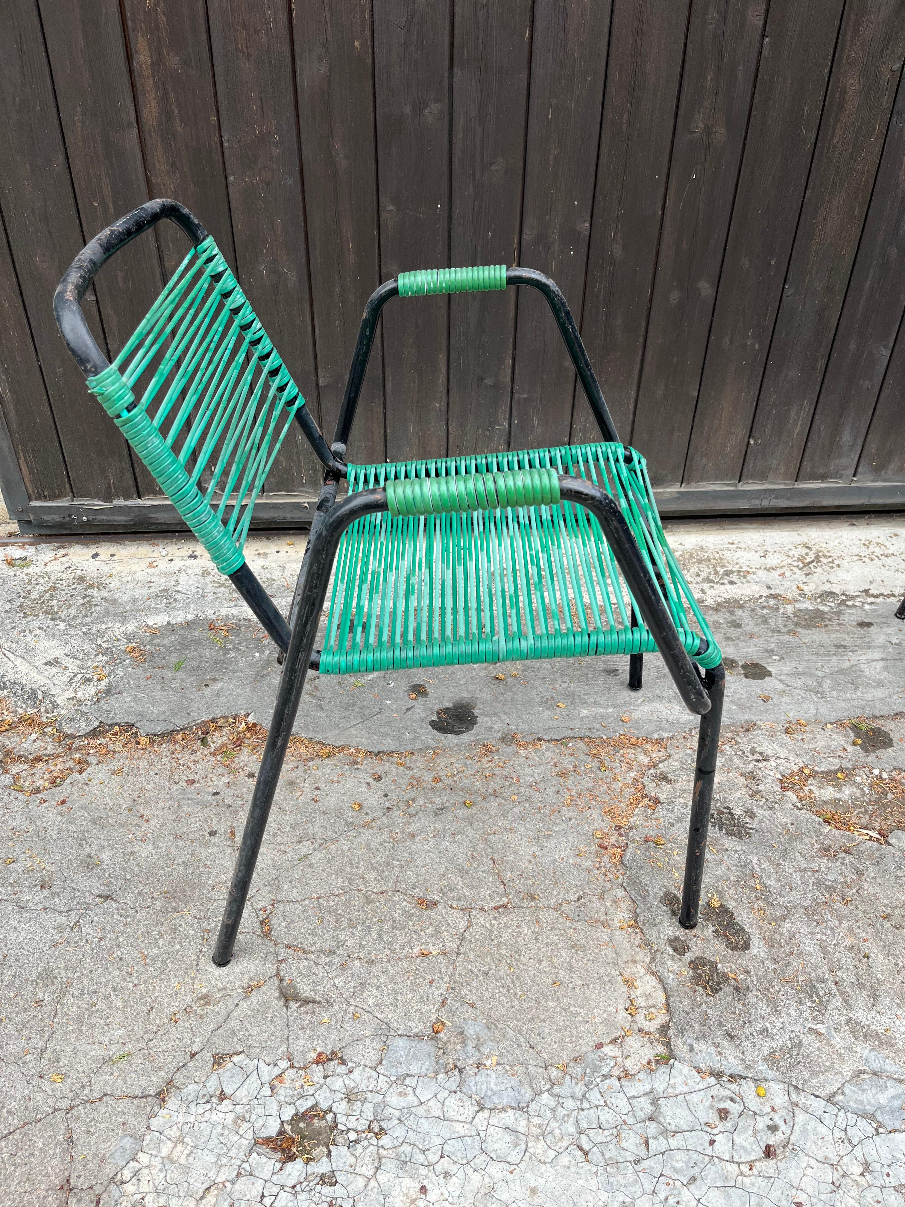 Set di 6 sedie da bar italiane di metà secolo, anni '60 in vendita 3