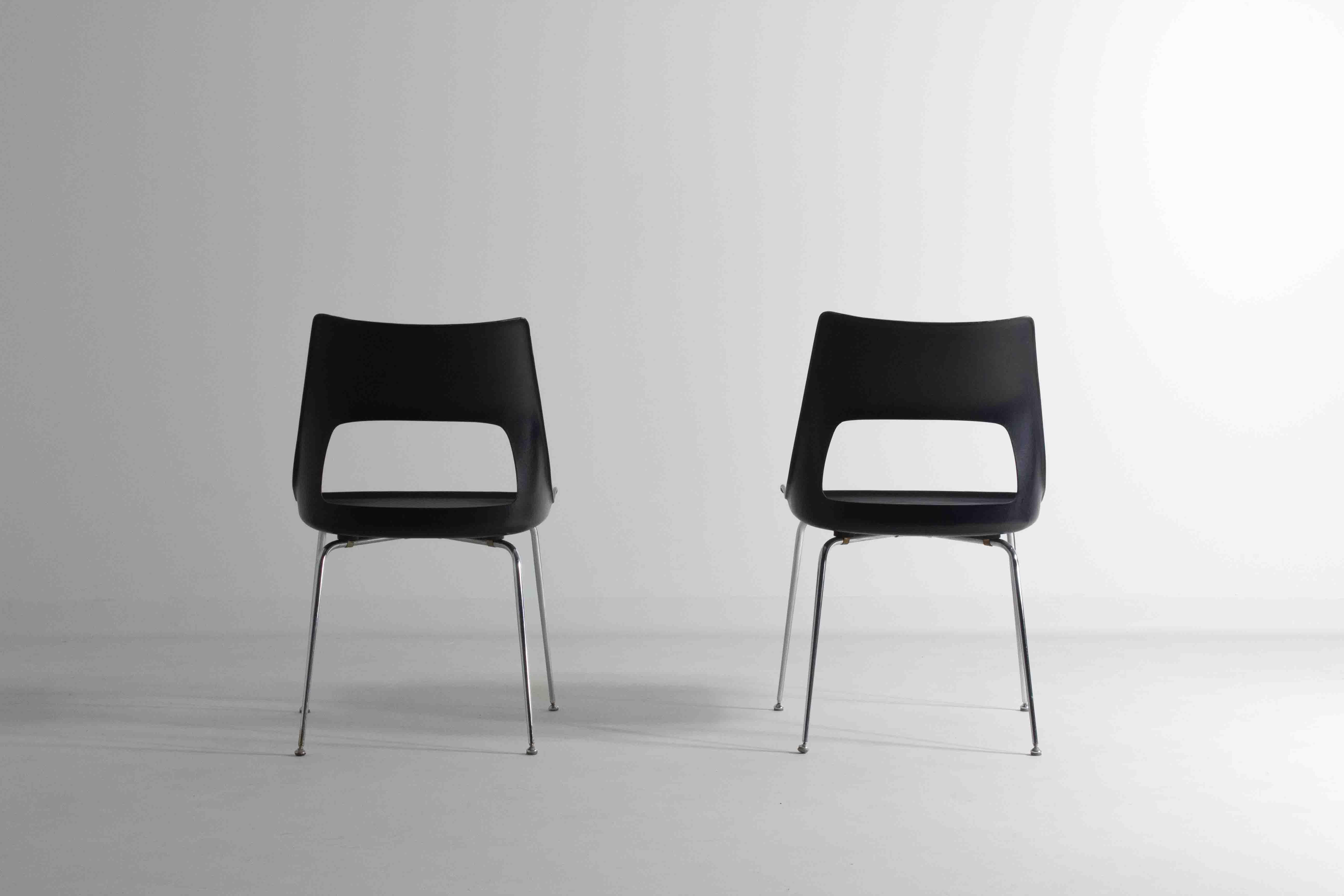 Satz von 6 Kay Korbing-Stühlen aus der Mitte des Jahrhunderts für Fibrex, Dänemark 1960er Jahre im Zustand „Gut“ im Angebot in Antwerpen, VAN
