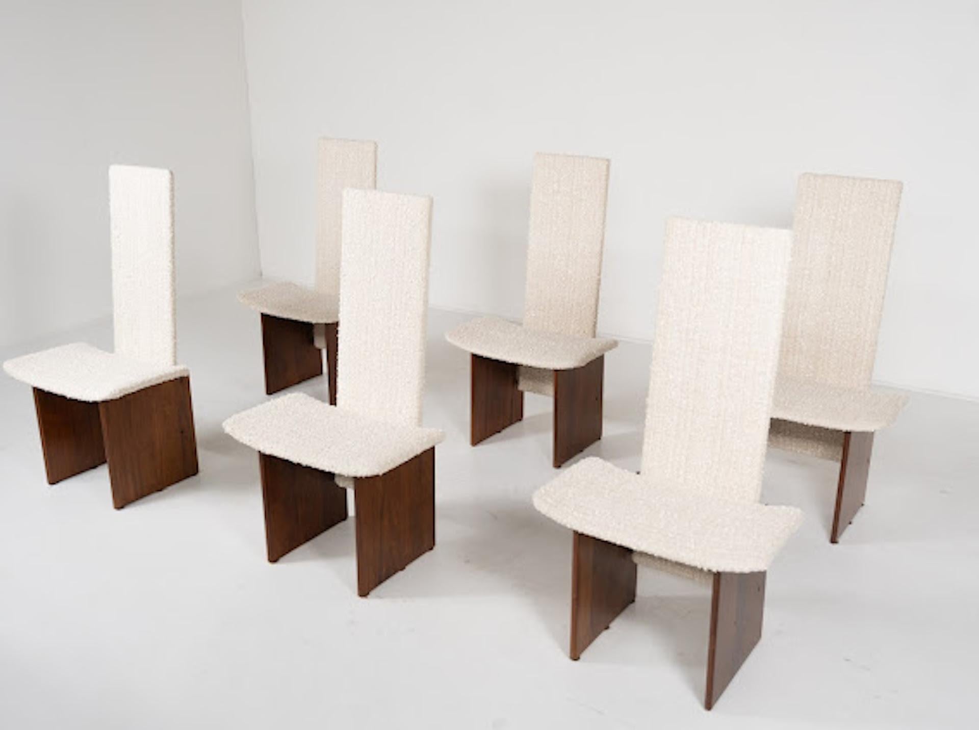 Mid-Century moderno Set di 6 sedie 