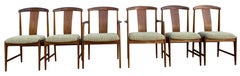 Midcentury Set of 6 Teak Dining Chairs by Folke Ohlsson for DUX