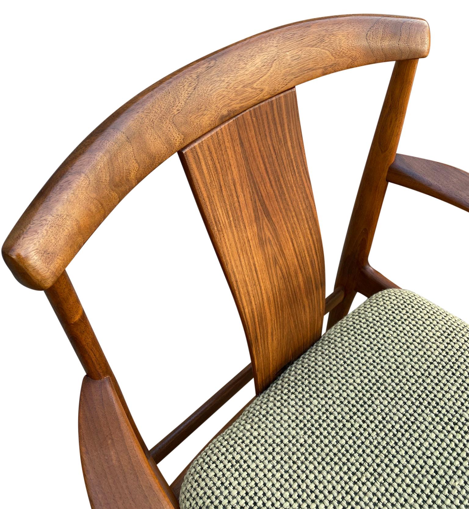 Mid-20th Century Midcentury Set of 6 Teak Dining Chairs by Folke Ohlsson for DUX