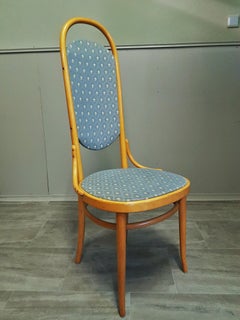 Midcentury Set of 5 Thonet High Back Bentwood Dining Chairs