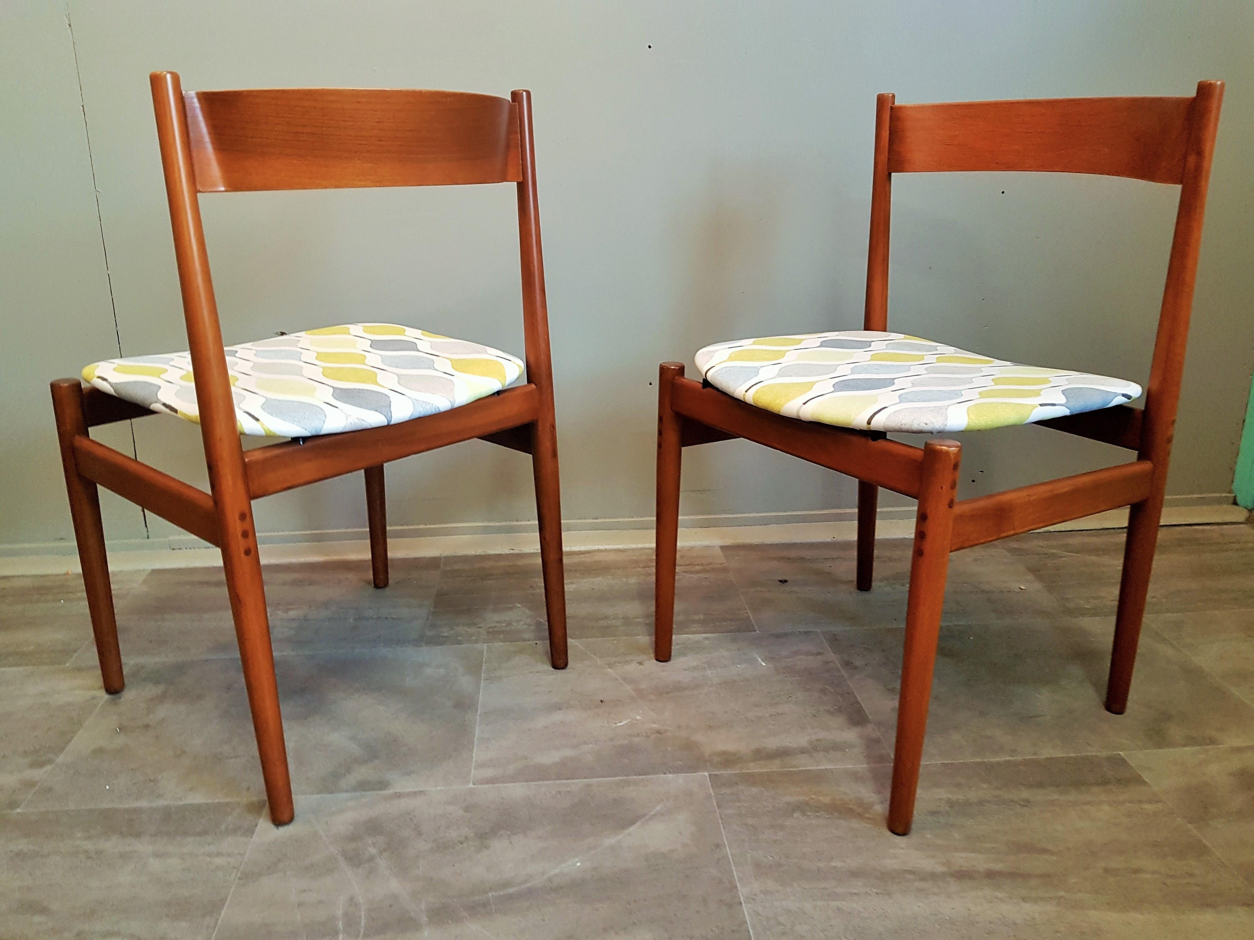 Midcentury Set of 7 Dining Chairs Mod 101 by Frattini  for Cassina, Italy, 1960 For Sale 2