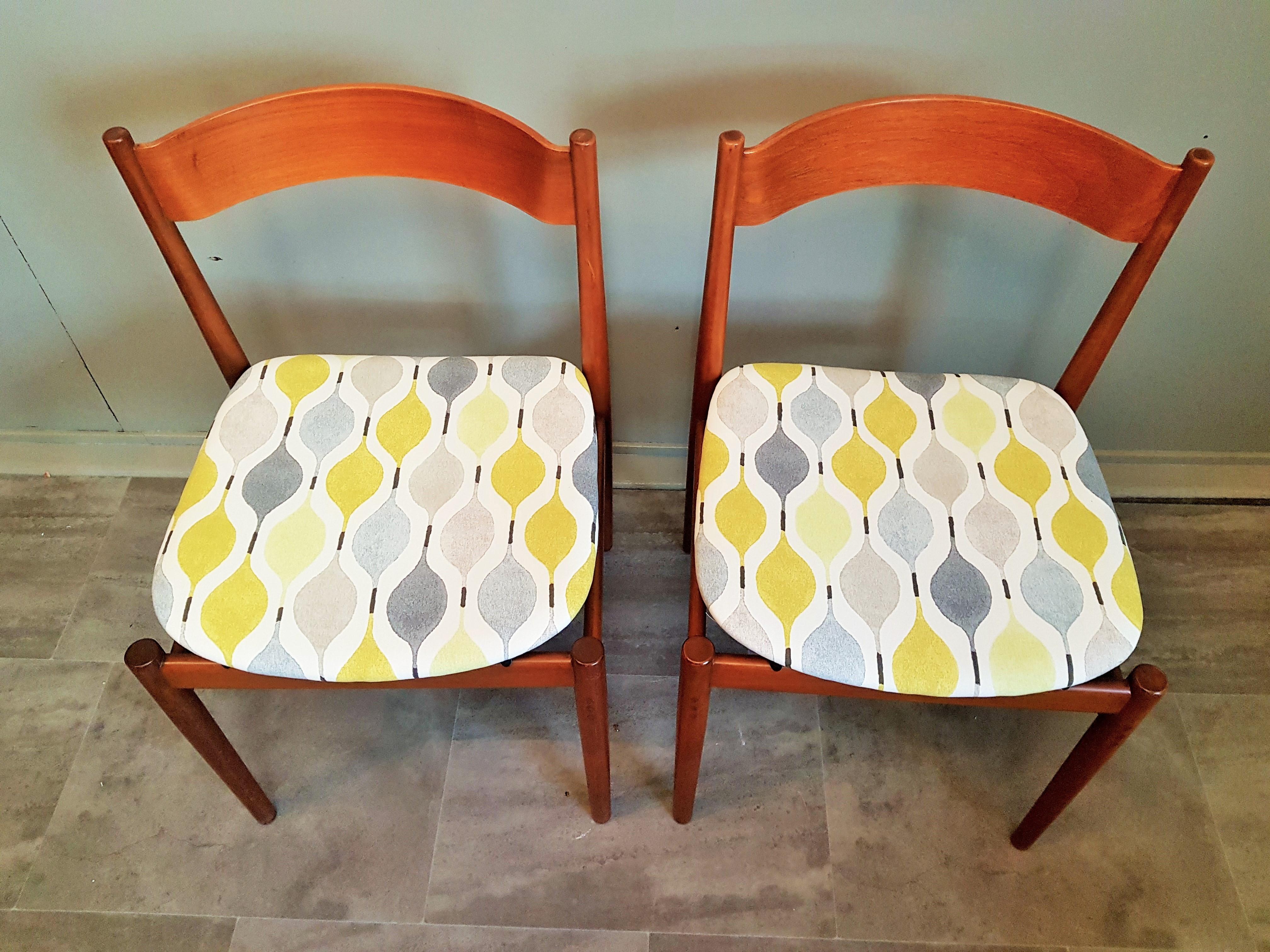 Midcentury Set of 7 Dining Chairs Mod 101 by Frattini  for Cassina, Italy, 1960 For Sale 3