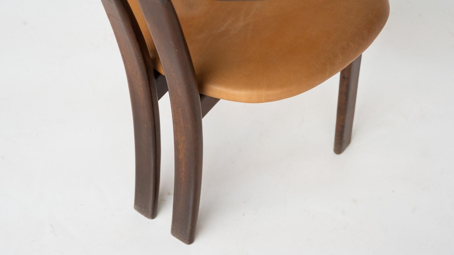 Satz von 8 T-Stühlen im skandinavischen Stil, Mid-Century-Stil, 1960er Jahre im Angebot 7