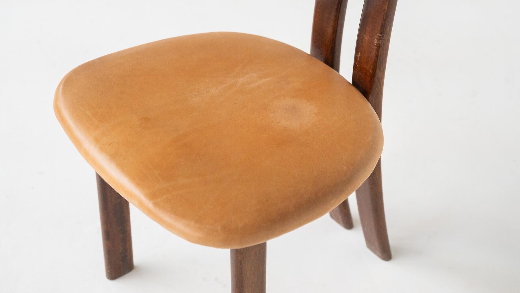 Satz von 8 T-Stühlen im skandinavischen Stil, Mid-Century-Stil, 1960er Jahre im Angebot 11