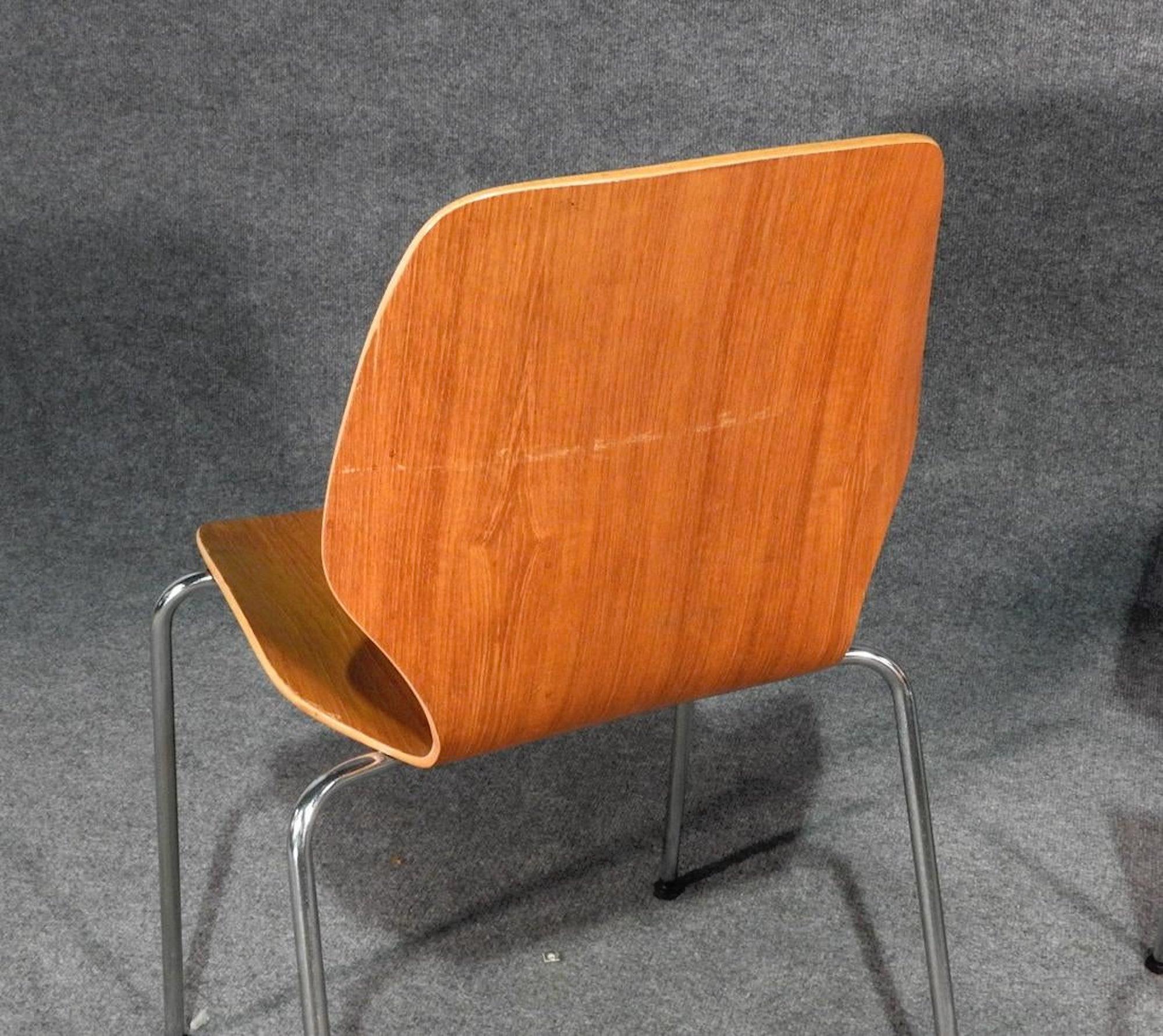 Mid-20th Century Midcentury Set of Bentwood Chairs