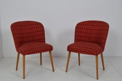 Midcentury Set of Designed Upholstered Chairs, 1960s