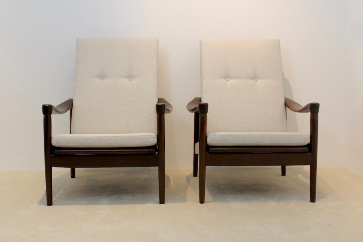 Mid-Century Modern Midcentury Set of Easy Chairs by De Ster Gelderland, Holland For Sale