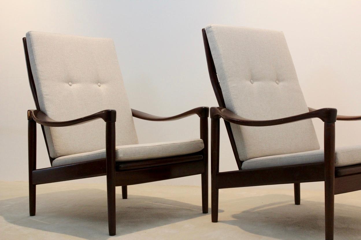 20th Century Midcentury Set of Easy Chairs by De Ster Gelderland, Holland For Sale