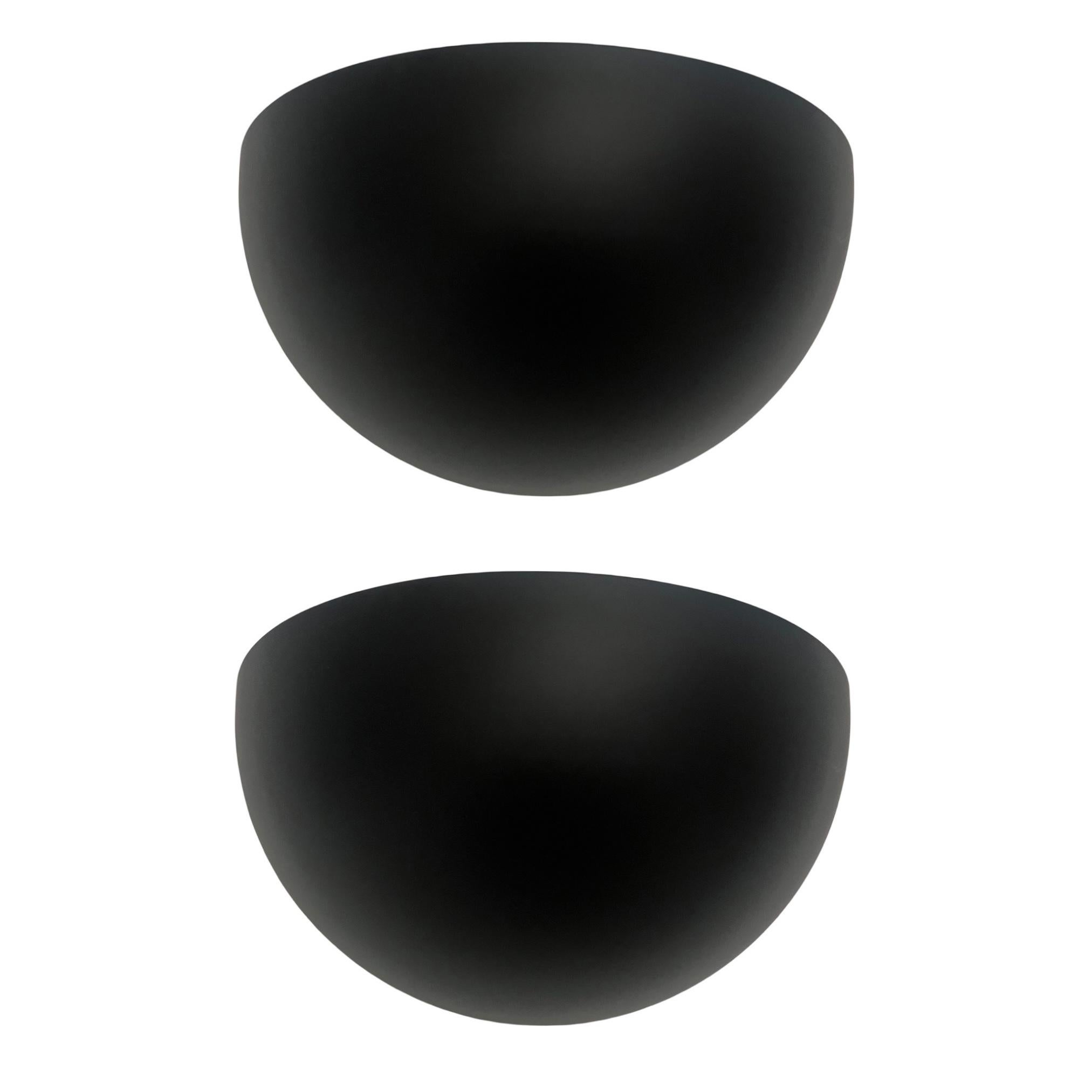 Mid-Century Set of Eight Black Metal Wall Sconces by Estiluz, Barcelona, 1970s For Sale 7