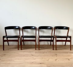 Midcentury Danish Design Dining Chairs By T.H. Harlev for Farstrup Mobler.