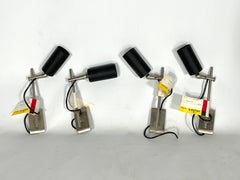 Mid-Century Set of Four Orientable Gloria Model Spotlights by Stilux