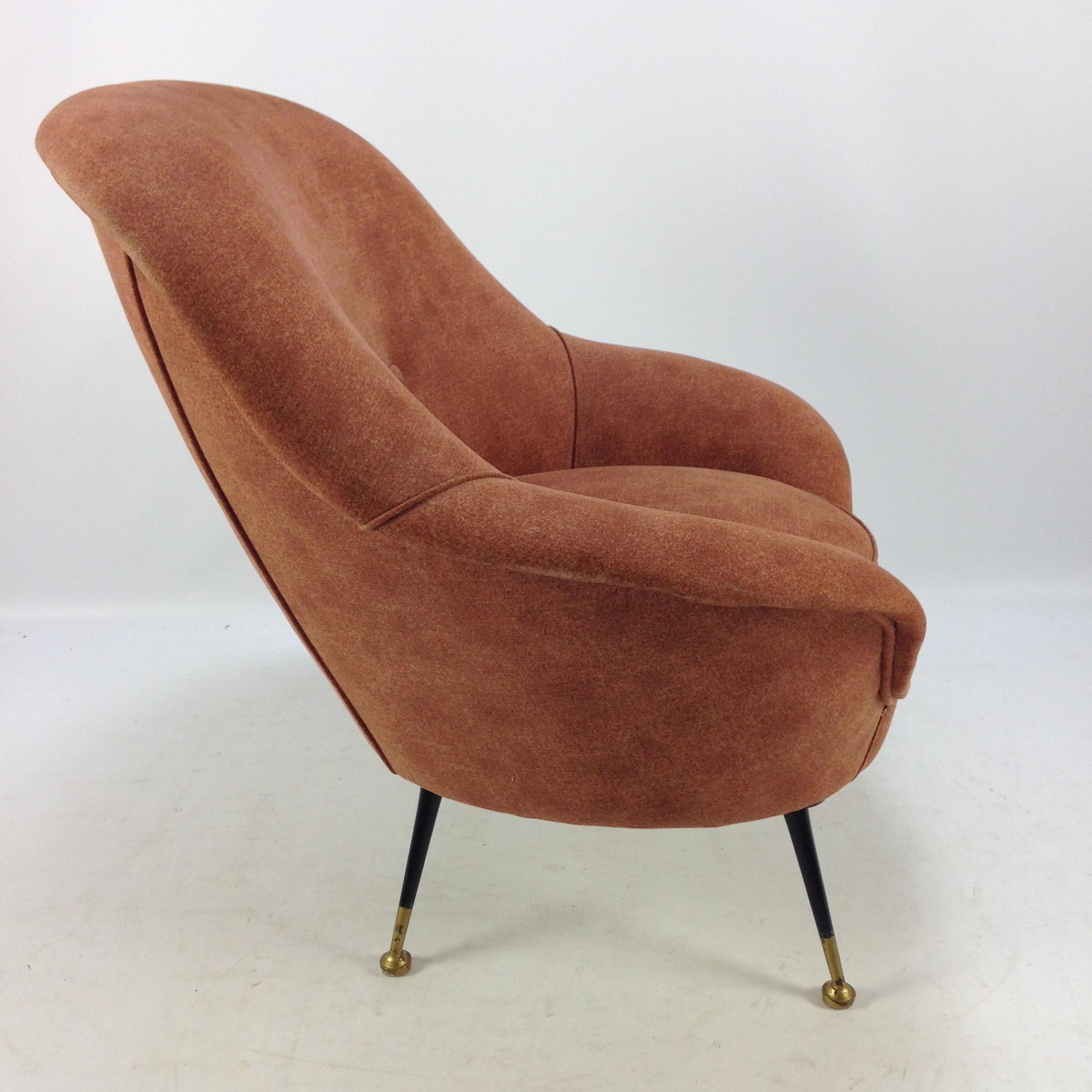 Italienische Sessel aus der Jahrhundertmitte, 1950er Jahre im Angebot 8
