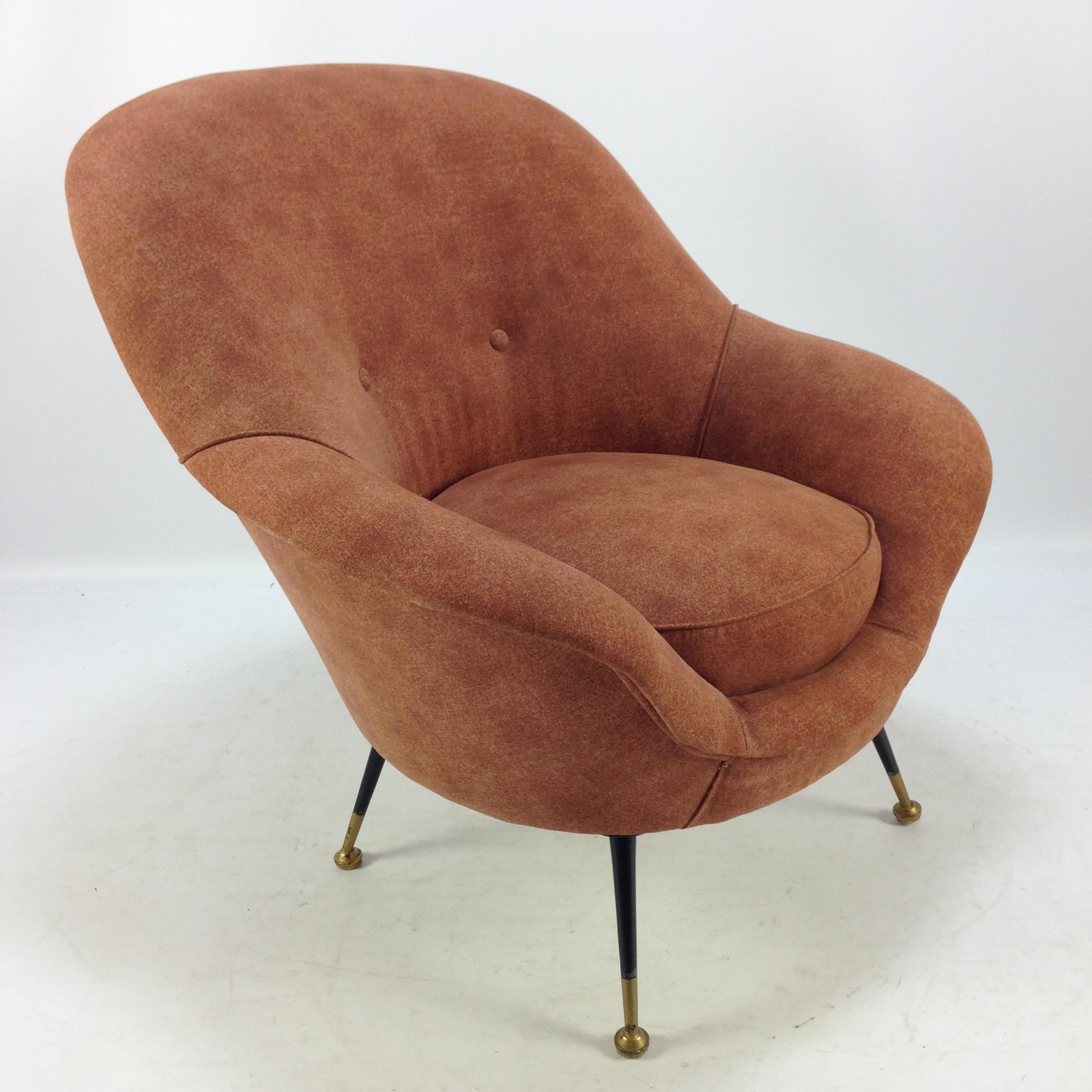 Italienische Sessel aus der Jahrhundertmitte, 1950er Jahre im Angebot 9