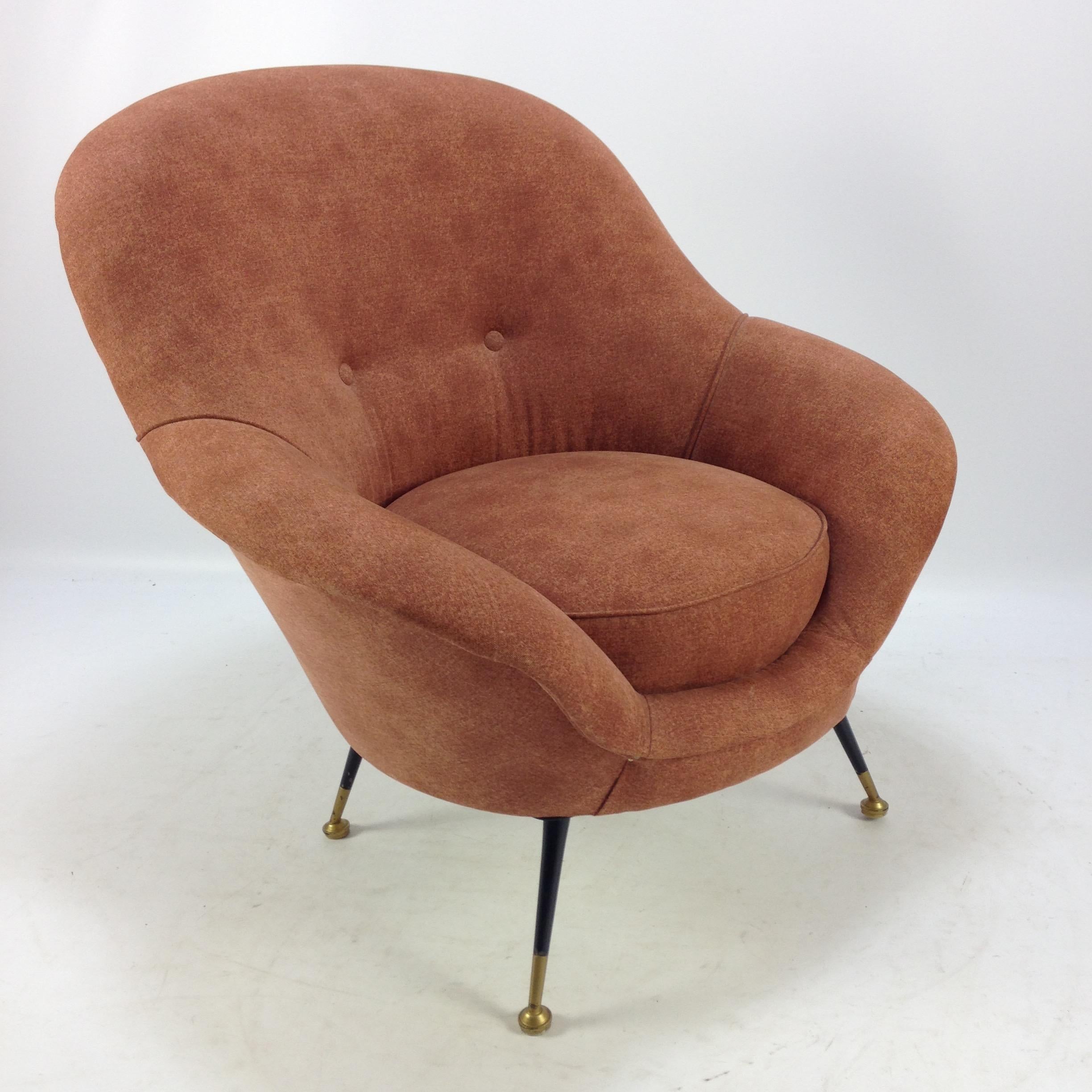 Italienische Sessel aus der Jahrhundertmitte, 1950er Jahre im Angebot 1