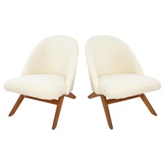 Mid Century Set of Lounge Chairs by Theo Ruth for Artifort, 1950s