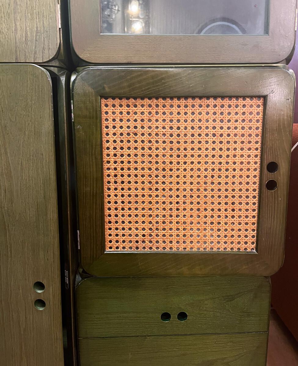 Legno Set di cubi modulari in legno del 1960 di Derk Jan de Vries, metà del secolo scorso in vendita