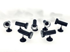 Mid-Century Set of Seven Italian spotlights from 60s