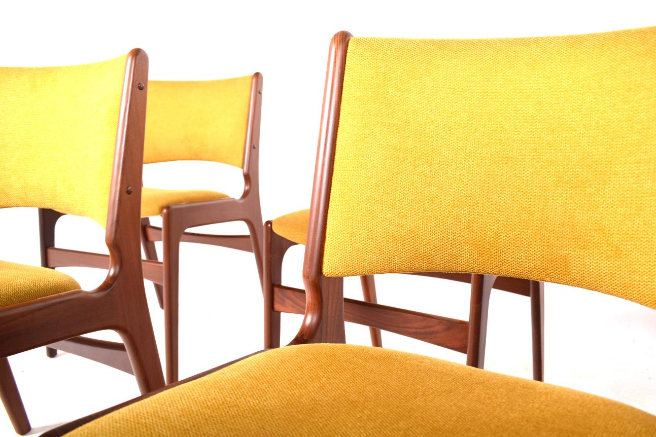 Mid-Century Modern Midcentury Set of Six Teak Dining Chairs, Denmark