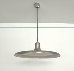 Mid-century Set of Three Metal Chandeliers by Estiluz, Barcelona, 1970s
