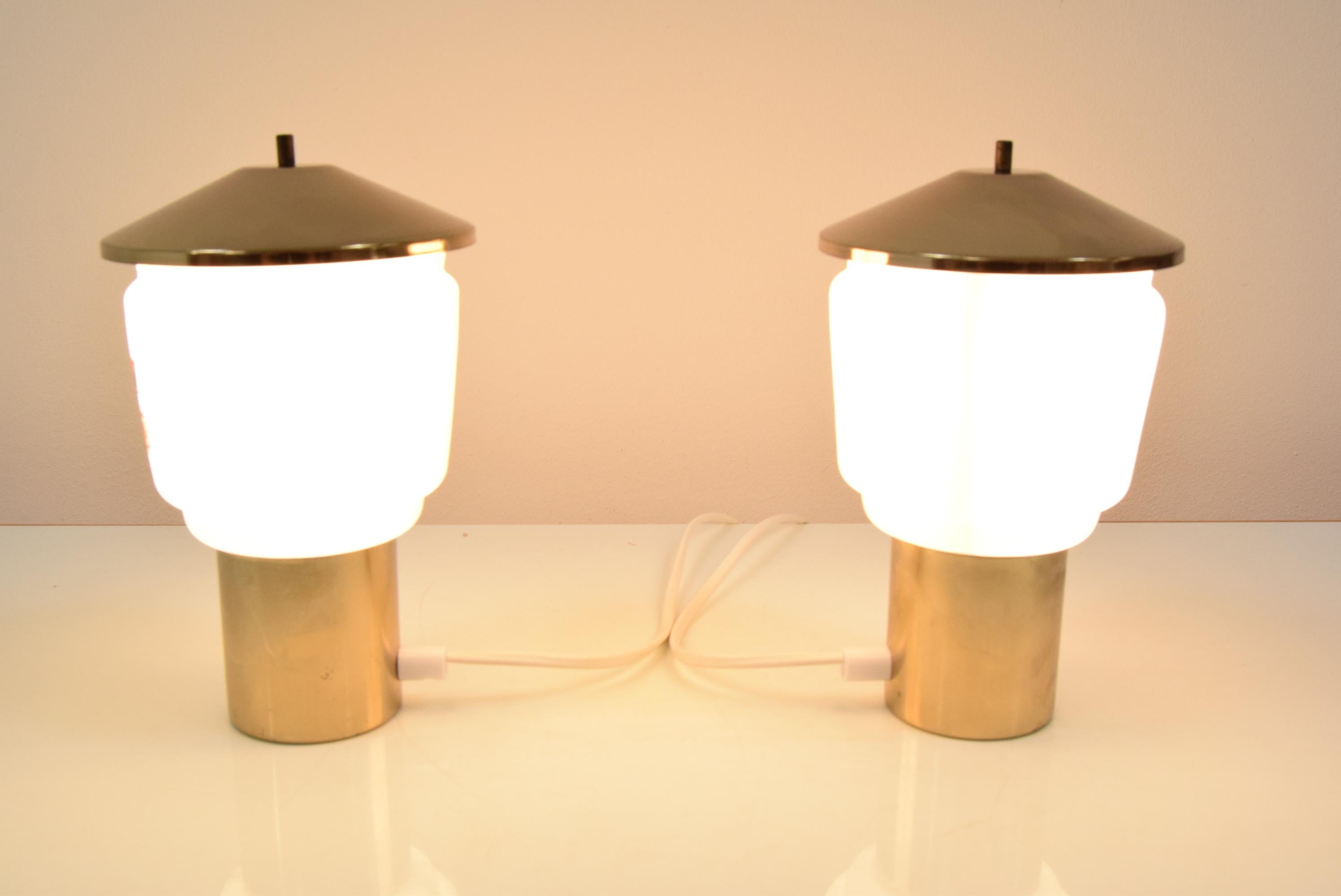 Mid-Century Set of Two Table Lamps, by Kamenicky Senov, 1970's For Sale 6