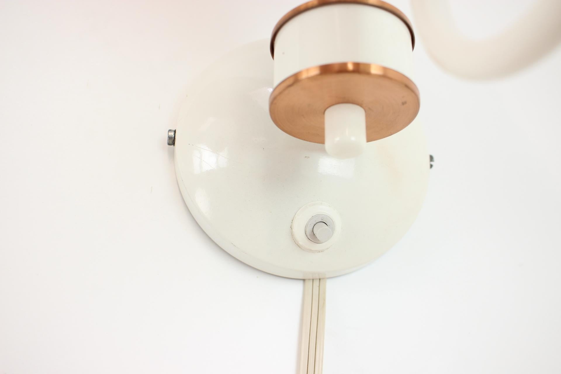 Czech Mid-Century  Wall Lamp by Drukov, 1970’s For Sale