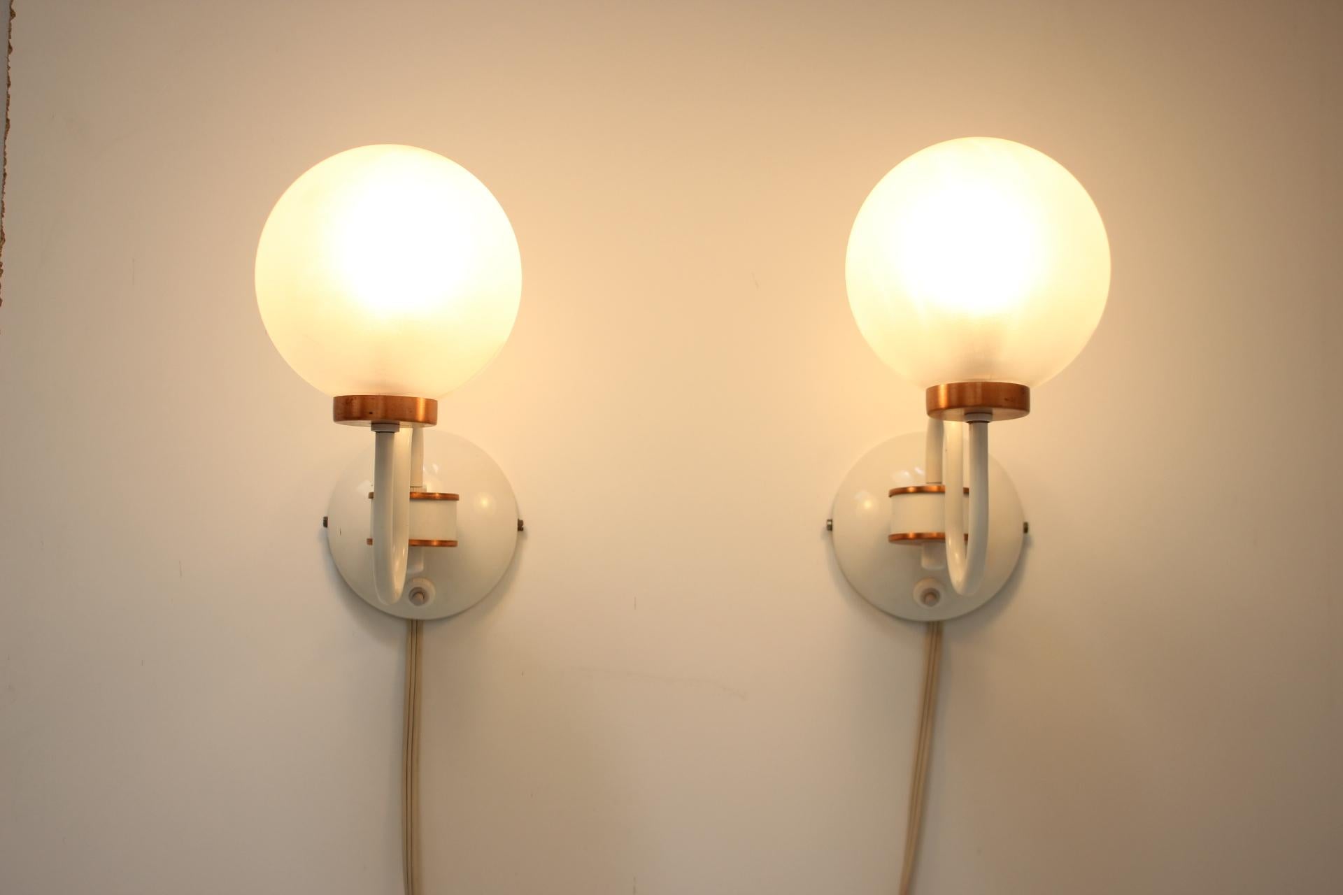 Mid-Century  Wall Lamp by Drukov, 1970’s For Sale 1