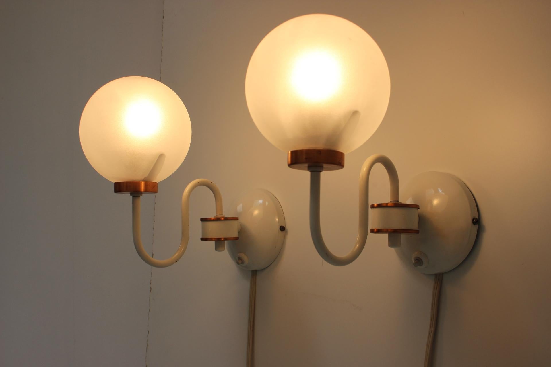 Mid-Century  Wall Lamp by Drukov, 1970’s For Sale 2