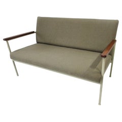 George Nelson styled Mid Century Settee Loveseat by Janet Rosenblum