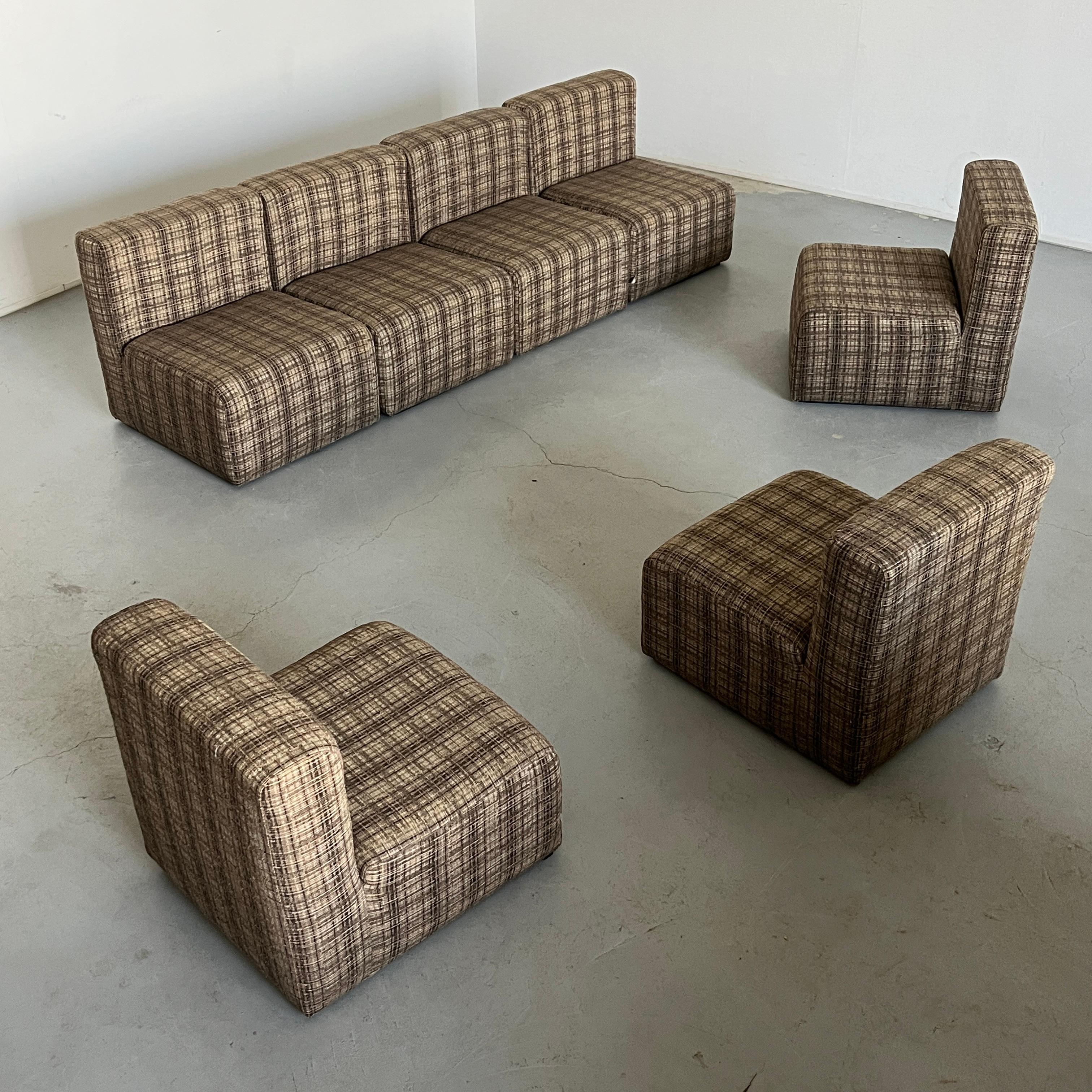 Mid-Century moderno Set di sedute modulari di Loschi & Malavasi, Italia, anni '70, metà secolo. in vendita