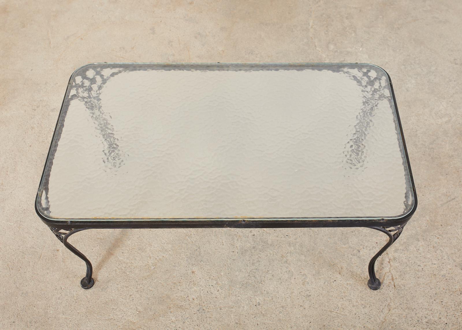 Mid-Century Seven Piece Salterini Style Iron Garden Patio Suite 2