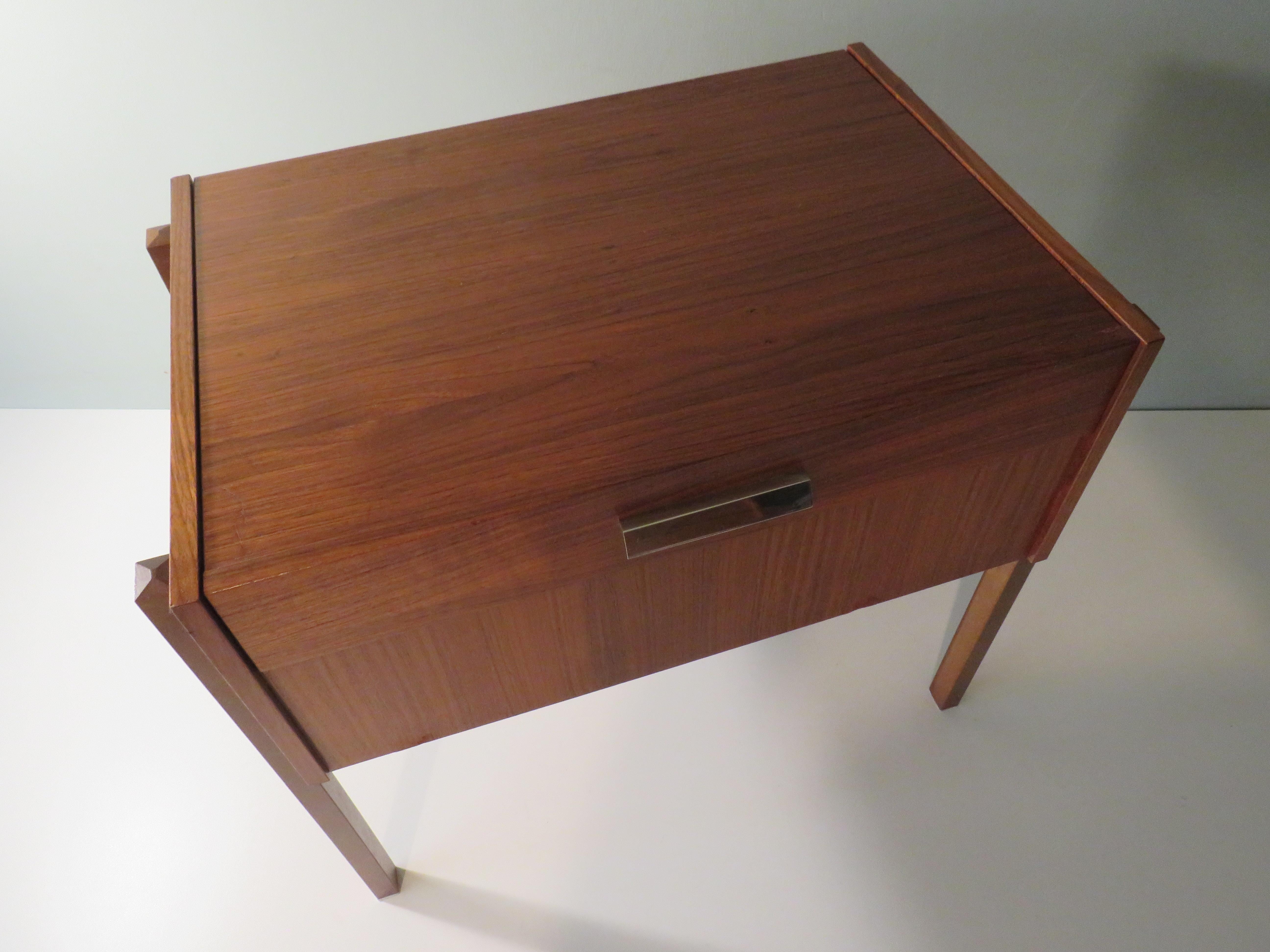 Midcentury Sewing Box, Scandinavia, 1970 In Good Condition In Herentals, BE