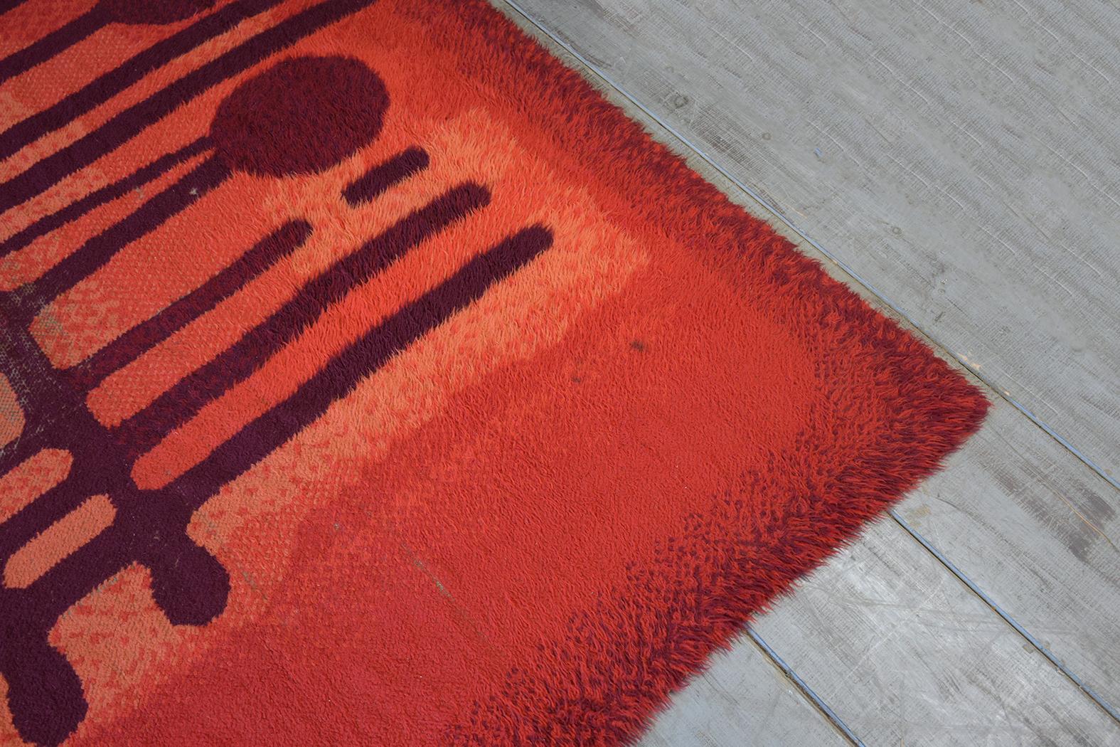 Mid-Century Modern Tapis Shag du milieu du sicle par Ege Ryam en vente