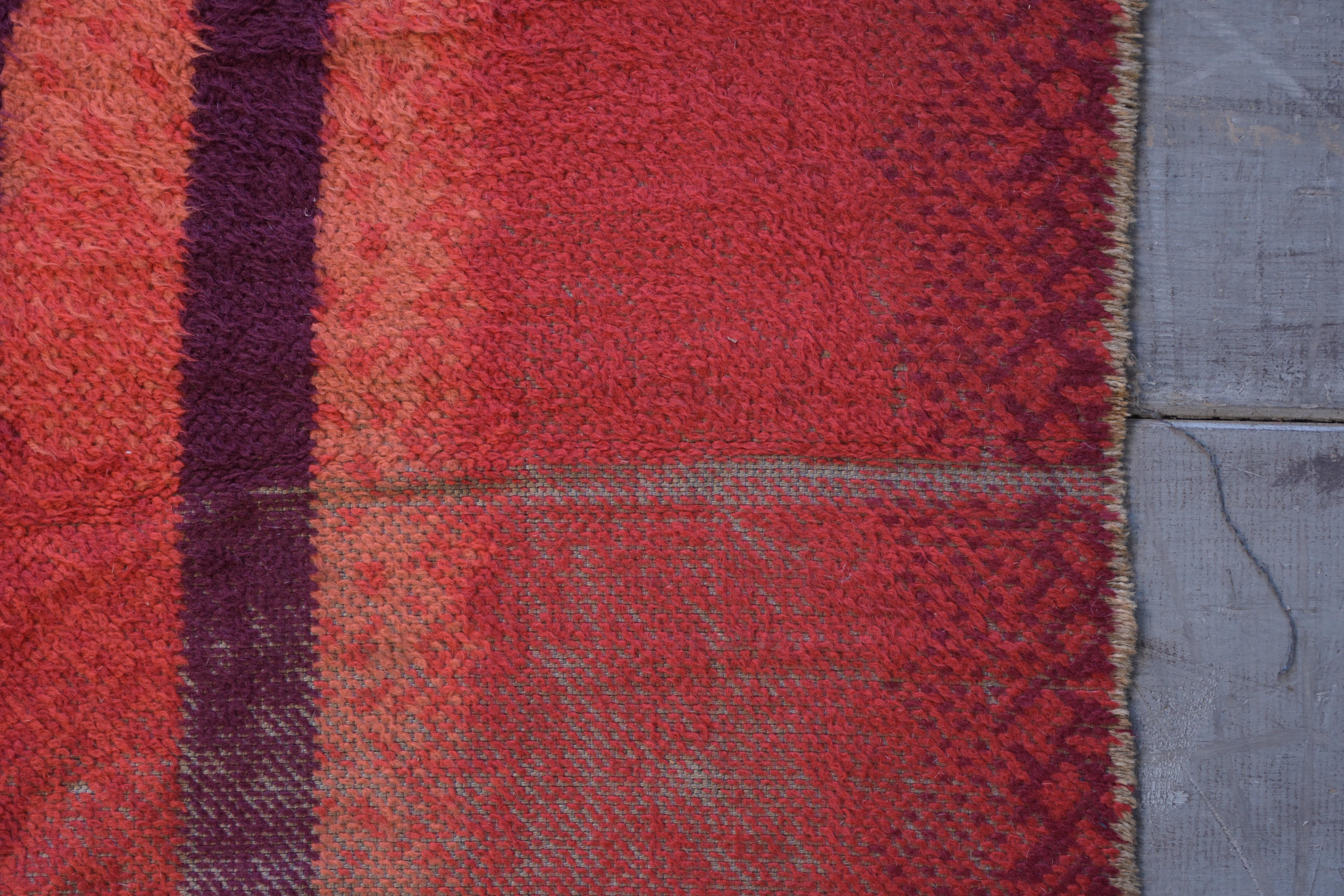 Mid-Century Shag-Teppich von Ege Ryam (Gefärbt) im Angebot