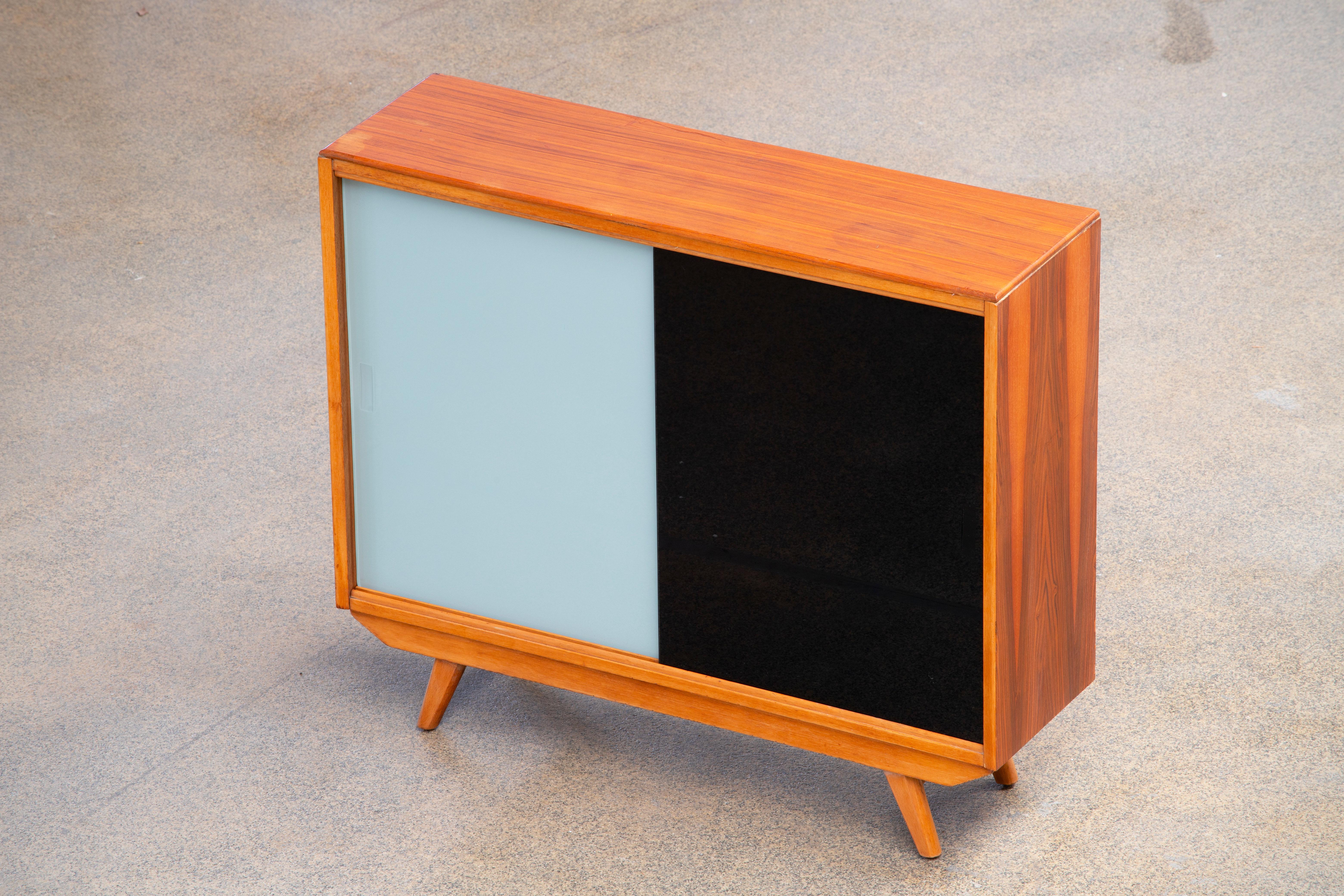 French Mid-Century Shallow depth Credenza