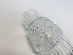 Mid Century Shaped Clear Glass Branch Vase After Tapio Wirkkala